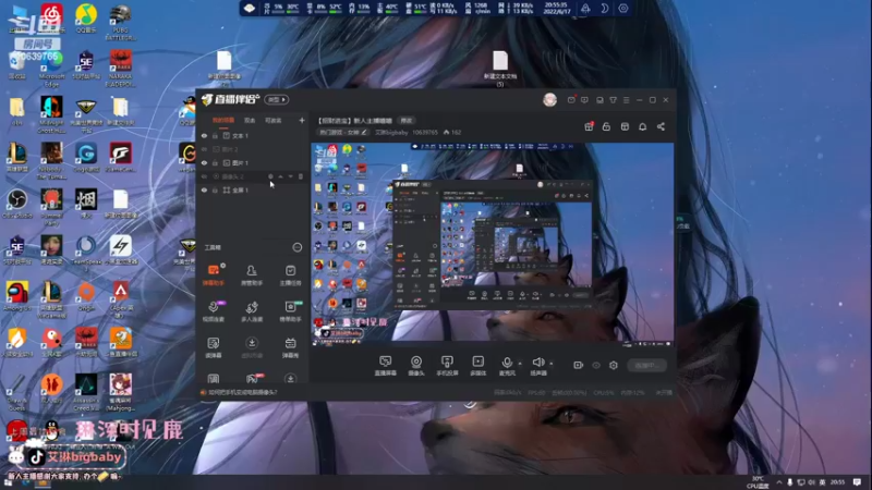【2022-06-17 20点场】艾琳bigbaby：【招财进宝】新人主播嘻嘻