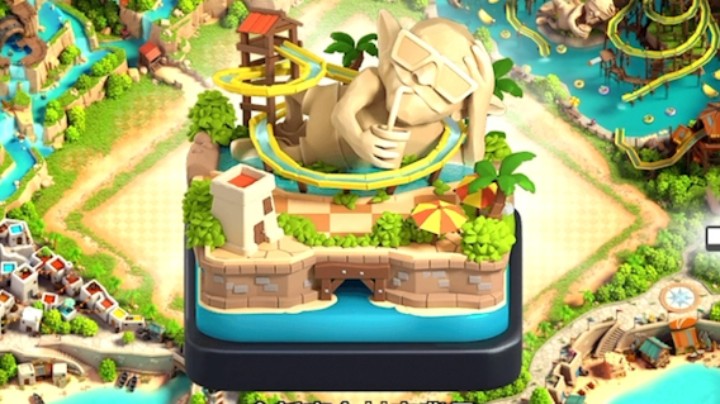 部落冲突：十周年夏日海滨场景