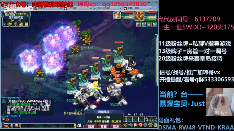 【2022-06-20 18点场】玮哥爱梦幻：一生一世120天175-送攻略