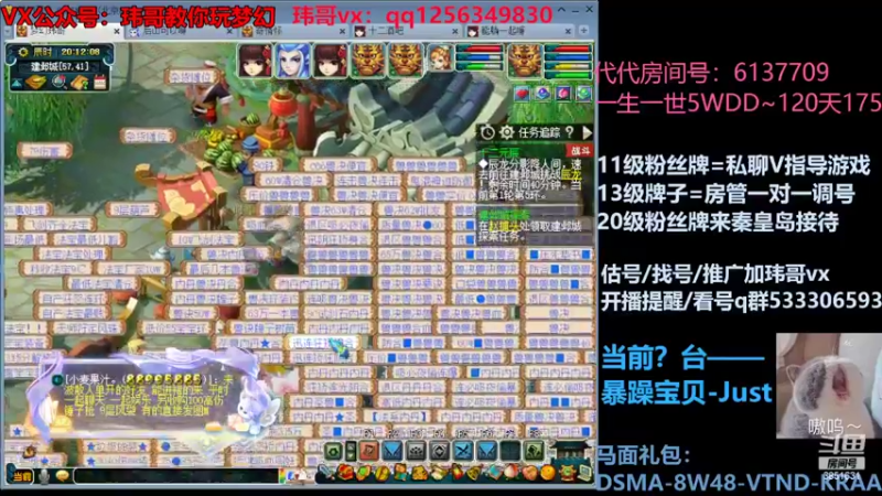 【2022-06-20 20点场】玮哥爱梦幻：一生一世120天175-送攻略