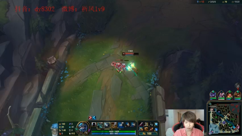 【2022-06-23 01点场】祈风1v9：国服第一VN！一个打八百多个！