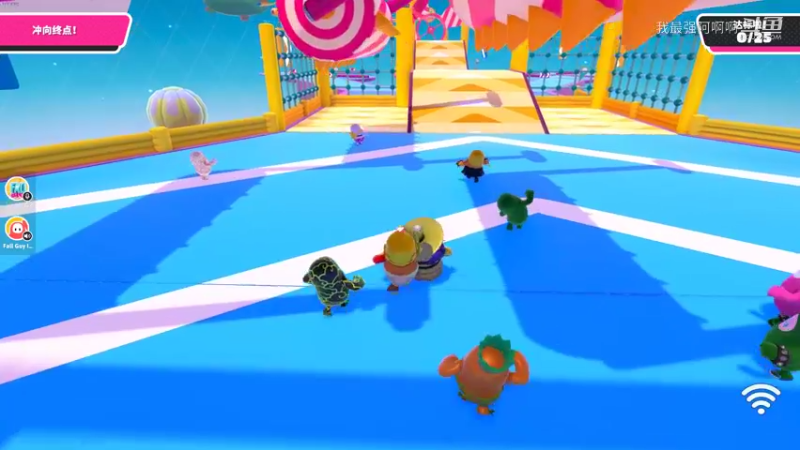 糖豆人离谱瞬间之隔山打牛的主机（完整）