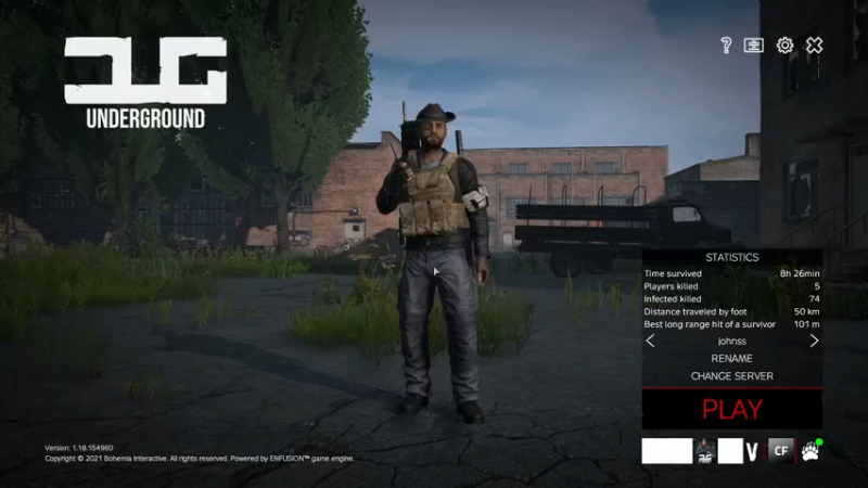 【2022-06-24 17点场】dayz韩爱东西：I am friendly！呯！