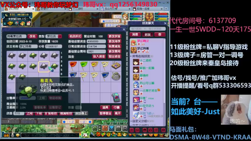 【2022-06-23 09点场】玮哥爱梦幻：一生一世120天175-送攻略
