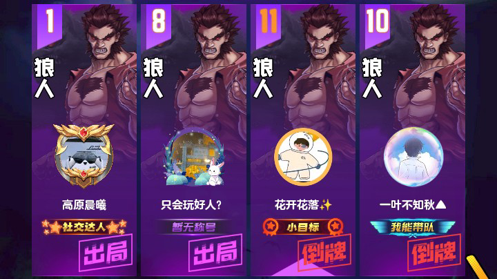 #天天狼人#花开花落