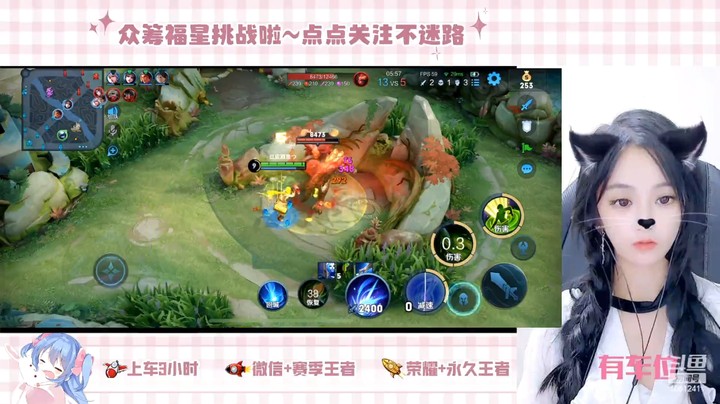 小姐姐玩扁鹊打野还挺稳的，有机会就抓下人