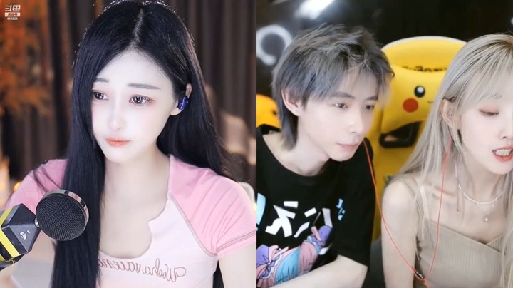 美女小姐姐PK连麦真好看啊