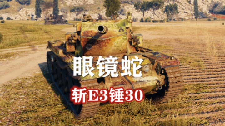 【坦克世界】眼镜蛇:爆锤E3小镇魅影