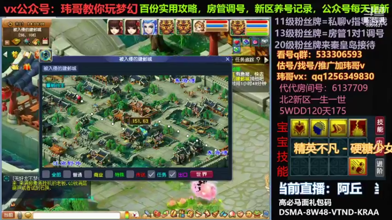【2022-06-29 14点场】玮哥爱梦幻：一生一世120天175-送攻略