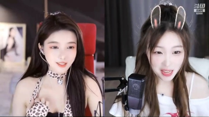 美女曼瑶连麦真搞笑，可爱啊