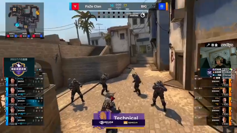 【2022-07-01 04点场】Karsamzing苏弟：袋鼠杯决赛 FAZE-BIG