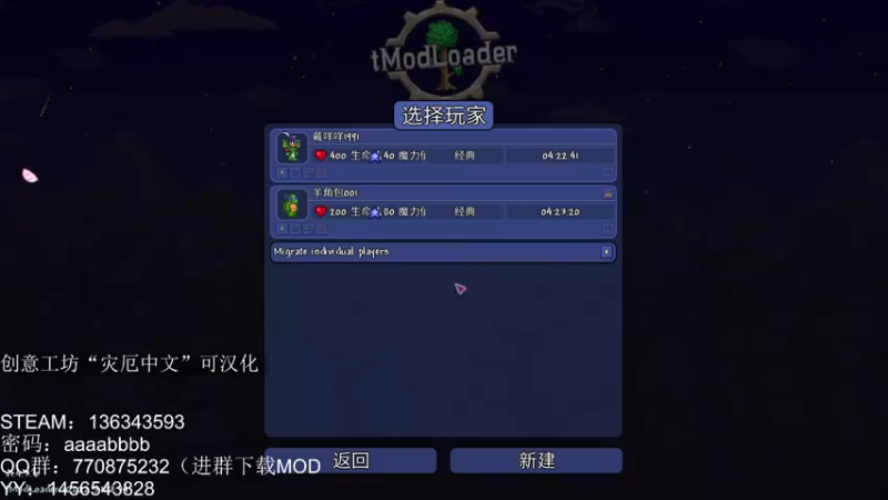 泰拉瑞亚mod1.4版本，灾厄2.0版本！——005