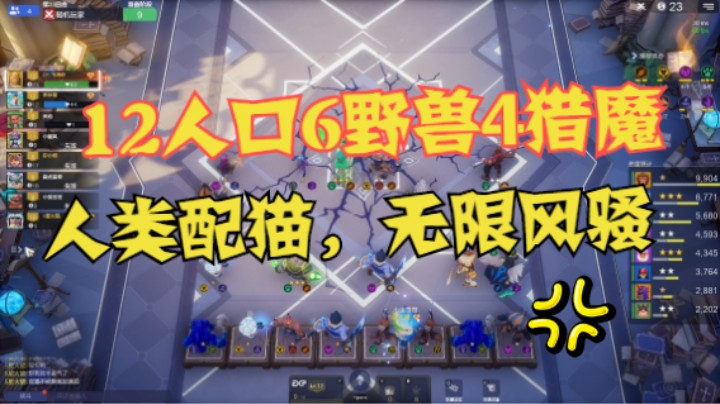 12人口6野兽4猎魔+砍王——人类加猫，无限风骚