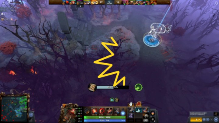 惨兮兮dota2三号位大马半人马战行者败北时刻