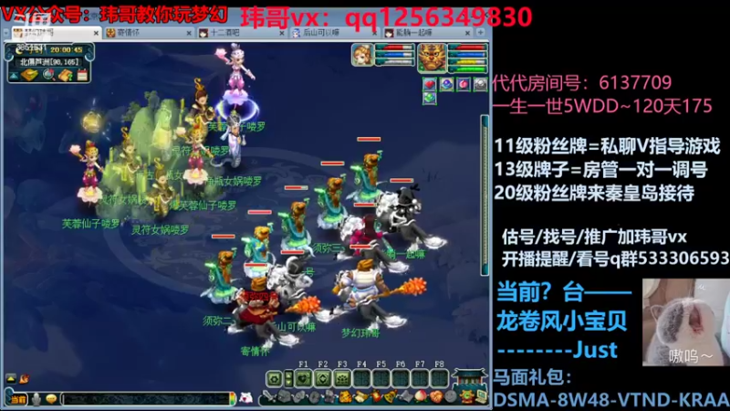 【2022-07-01 20点场】玮哥爱梦幻：一生一世120天175-送攻略