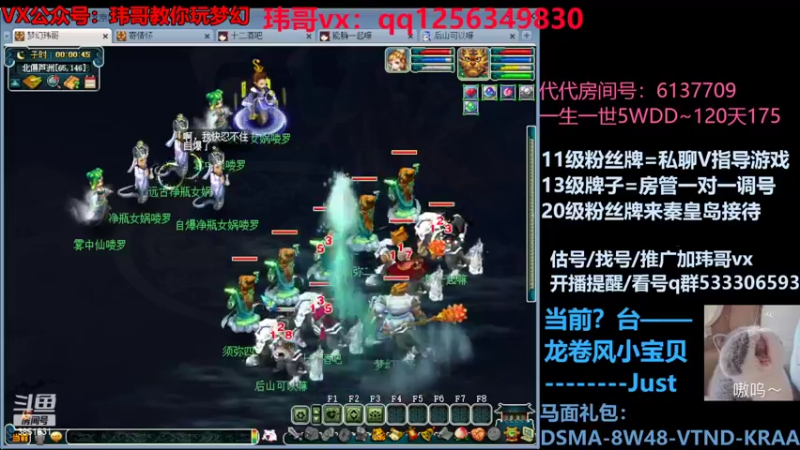 【2022-07-02 00点场】玮哥爱梦幻：一生一世120天175-送攻略