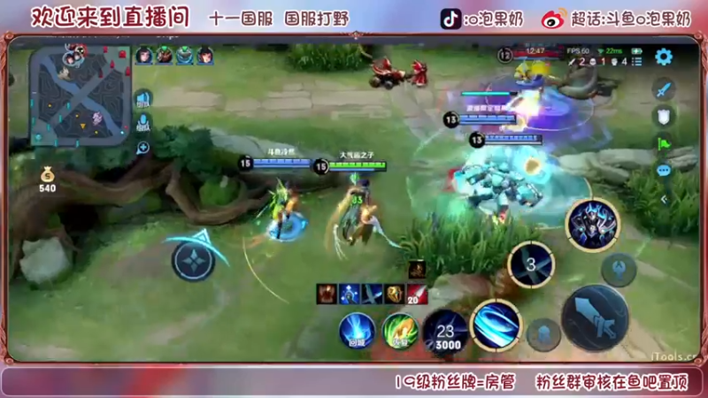 【2022-07-01 02点场】O泡果奶1111：114段国服打野冲巅峰赛