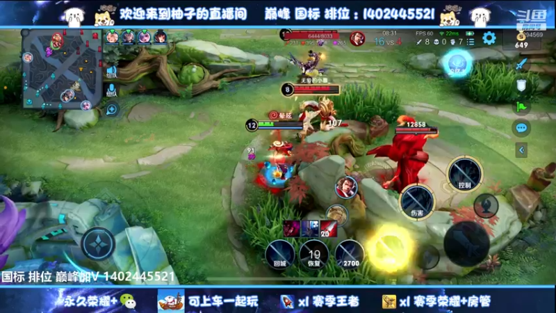 【2022-07-02 22点场】毕竟是柚子：微信带粉上荣耀~