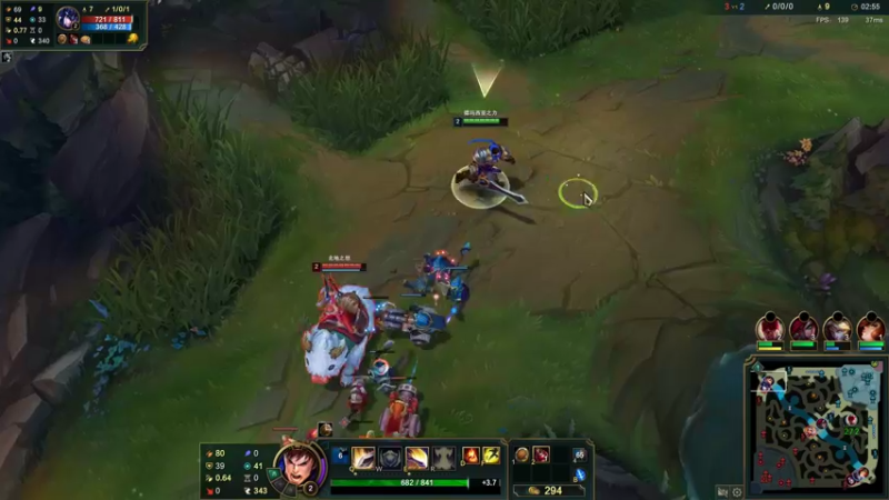 7.2日炎盖伦对猪妹各种溜