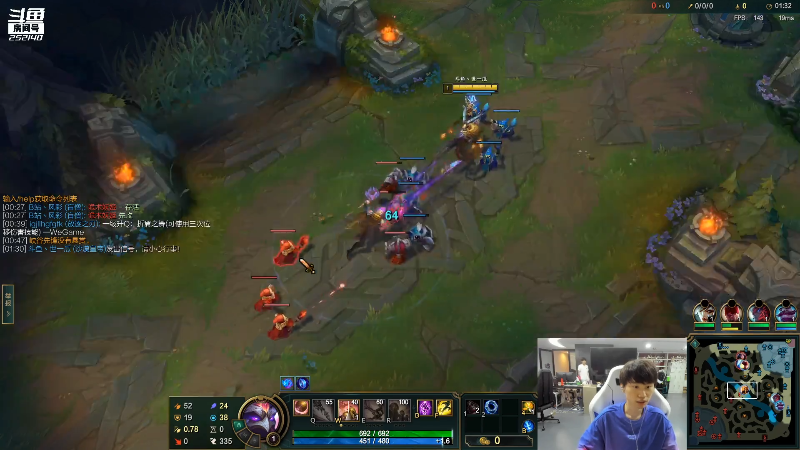 【英雄联盟】金咕咕金咕咕doinb的精彩时刻 20220704 22点场