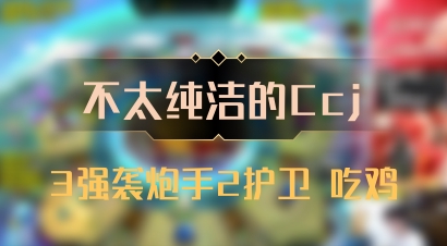 【不太纯洁的Ccj】3强袭炮手2护卫 吃鸡