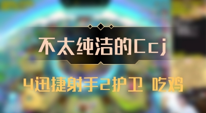【不太纯洁的Ccj】4迅捷射手2护卫 吃鸡