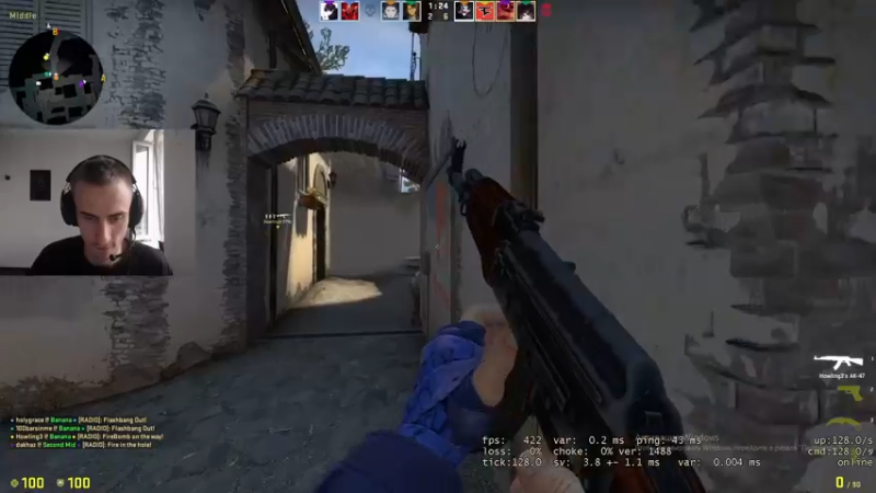 【2022-07-07 22点场】毛子Reckless：6 DIAN Faceit 欧洲