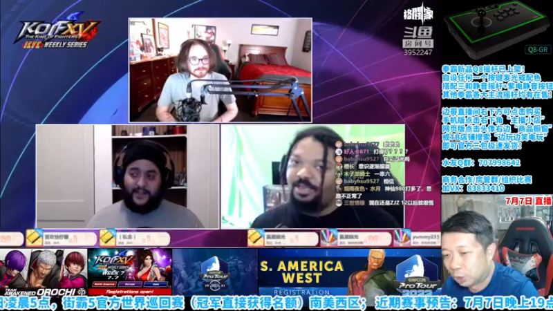 【2022-07-07 22点场】边哥BeenGor：19点开始直播拳皇15官方周赛第七周全程