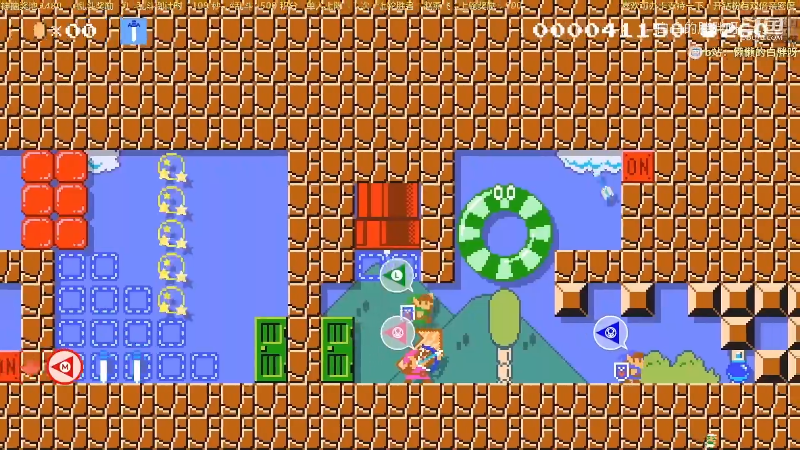 我在斗鱼看白白的胖胖呀直播马里奥制造