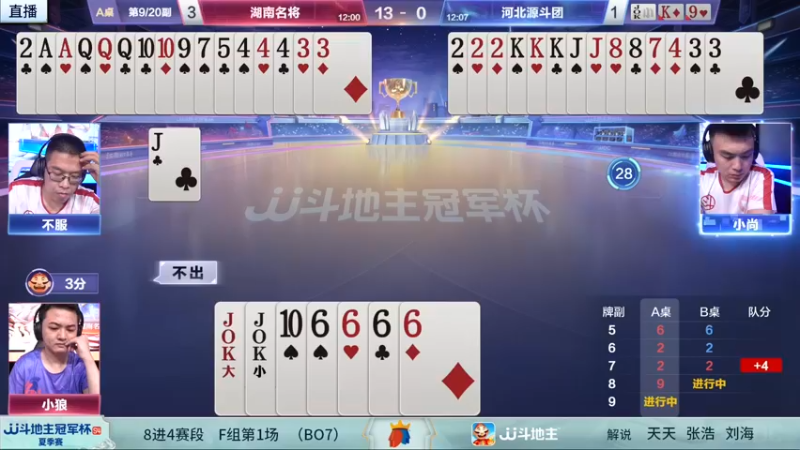 【2022-07-08 21点场】JJ斗地主官方：9日18点广东N5俱乐部VS天津决战风云