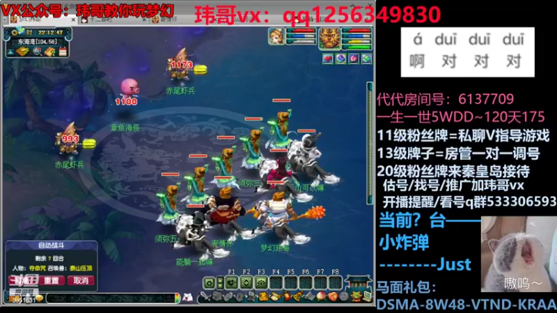 【2022-07-07 22点场】玮哥爱梦幻：一生一世120天175-送攻略