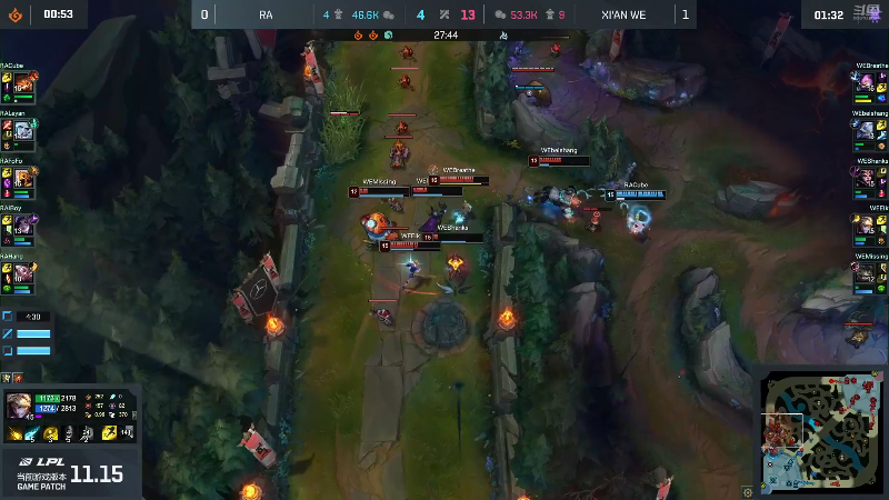 【英雄联盟】英雄联盟赛事的精彩时刻 20220708 00点场