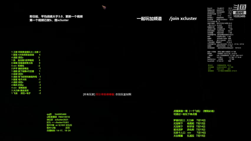 【2022-07-07 23点场】xcluster：星际酒馆，提高技战术