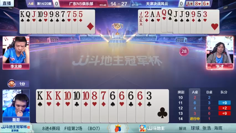 【2022-07-09 18点场】JJ斗地主官方：【观赛赢金条】冠军杯S4直播中