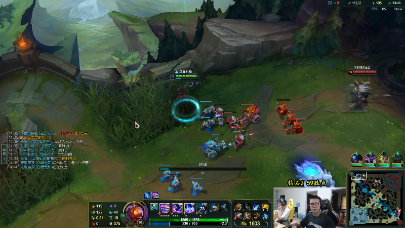 【英雄联盟】余小C真的很强的精彩时刻 20220709 12点场