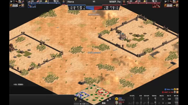 【帝国时代2】Hera vs Yo 孟加拉能挑战库曼弑君堡垒的王者地位吗？