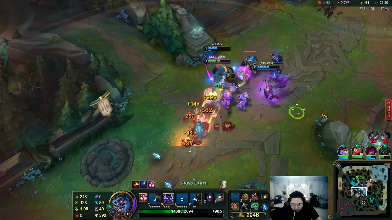 【英雄联盟】即将拥有人鱼线的PDD的精彩时刻 20220710 09点场