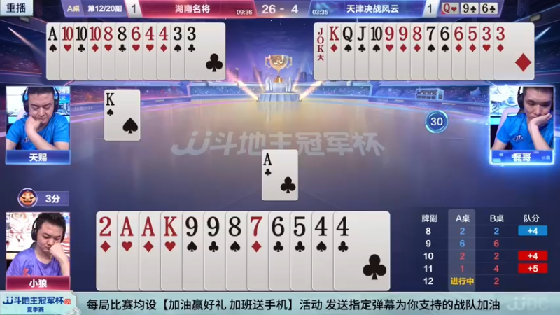 【2022-07-12 07点场】JJ斗地主官方：12日18点，广东N5俱乐部VS湖南名将