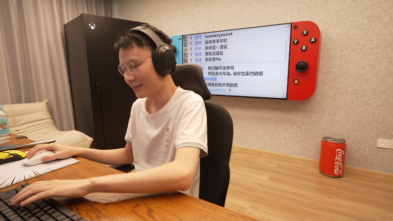 我在斗鱼看超级小桀直播马里奥制造