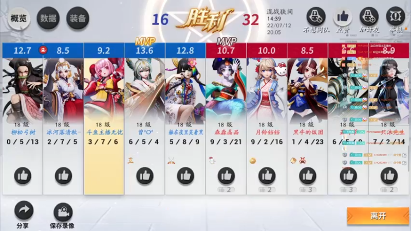 【2022-07-12 20点场】主播无忧丶：【无忧】斗鱼第一被带主播改打野了