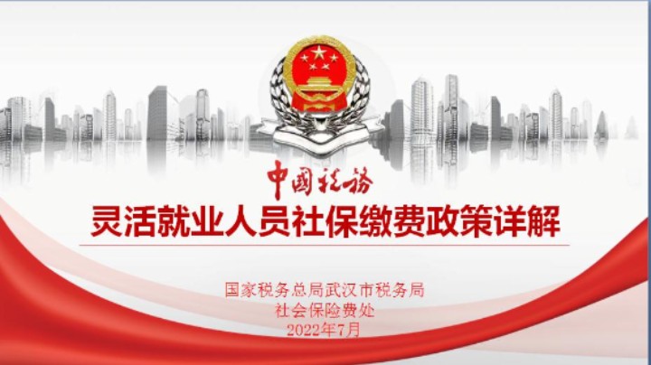 【正能量】灵活就业人员社保缴费政策详解 20220714 09点场