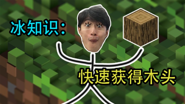 我的世界冰知识：如何快速获得木头