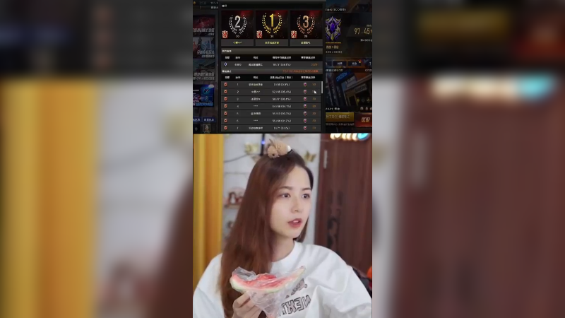 排位超人震惊吃瓜少女