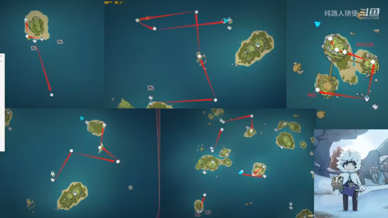 【原神2.8】海岛第一天/14幻境海螺/23宝箱/活动挑战/完美路线