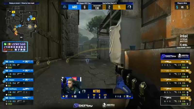 【2022-07-16 02点场】CSGO解说伟伟：直接液体 VS MSR Bo3