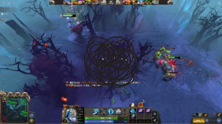 惨兮兮dota2中单宙斯惨败时刻