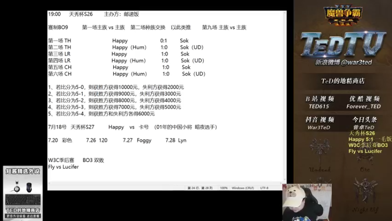 【TED出品】W3C季后赛 Fly vs Lucifer 火力差距
