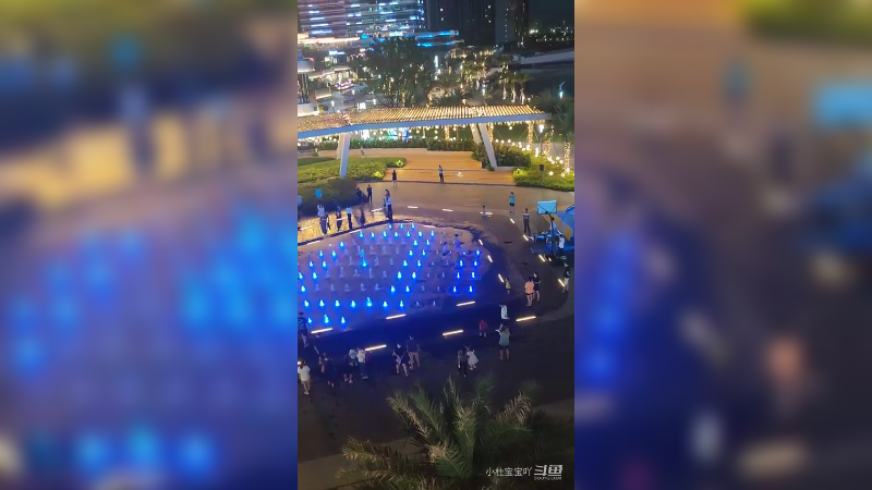 珠海航空新城   音乐喷泉