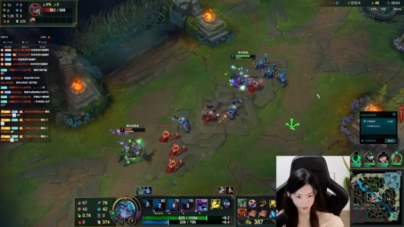 【2022-07-16 21点场】她打了个嗝儿：艾欧尼亚大师女发条组排带飞