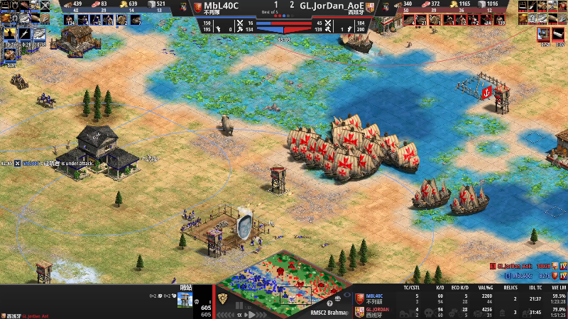 【怀旧游戏】帝国时代猜火车Yo的精彩时刻 20220717 00点场